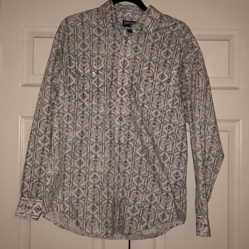 Panhandle Men’s Button Up Dress Shirt